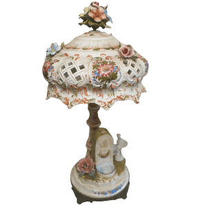 Lámpa porcelán